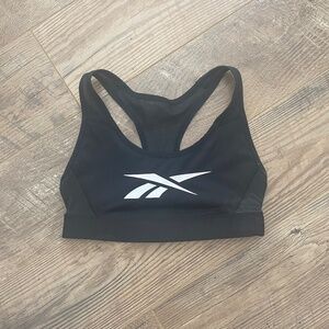 Women’s Reebok Racerback Black Sports Bra Size XS